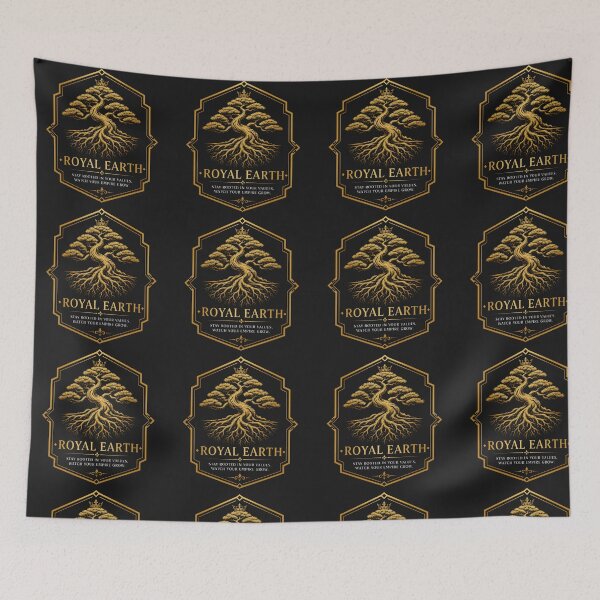 Item preview, Golden Bonsai Tree Royal Earth Elegant Emblem designed and sold by RoyalEarthstore.