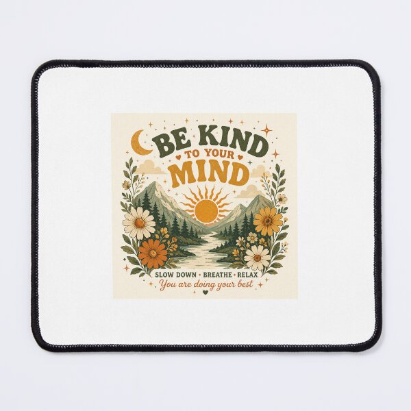 Item preview, Be Kind to Your Mind – Vintage Nature Retreat designed and sold by FAZ-DESIGNS.