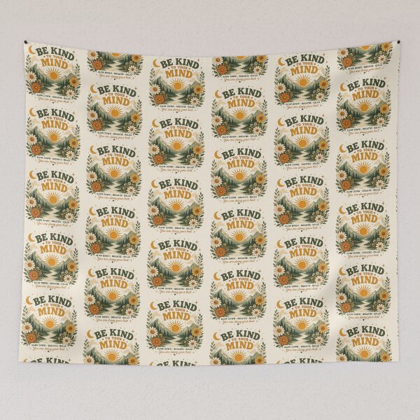 Item preview, Be Kind to Your Mind – Vintage Nature Retreat designed and sold by FAZ-DESIGNS.