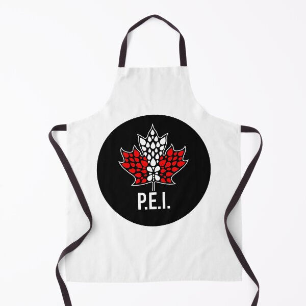 Item preview, PRINCE EDWARD ISLAND Modern Maple Leaf Emblem - BlkCircle designed and sold by Great Canadian Collective.