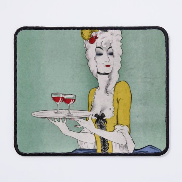 Item preview, Preysing-Palais bu Walter Schnackenberg - Art Nouveau Vintage Waitress Illustration for Victorian Art Lovers designed and sold by RickE.