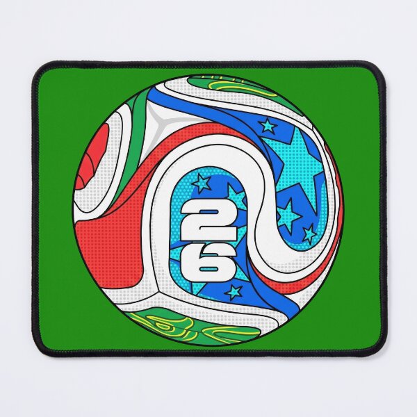 Item preview, Pop Art Comic Graphic Twenty Six Retro Star Soccer Ball Emblem designed and sold by Terry Bain.