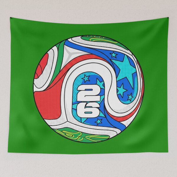 Item preview, Pop Art Comic Graphic Twenty Six Retro Star Soccer Ball Emblem designed and sold by Terry Bain.