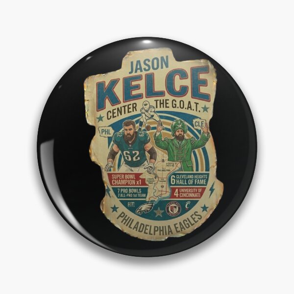 Item preview, Jason Kelce GOAT Center NFL Legend Eagles OL designed and sold by ThatFootball12.