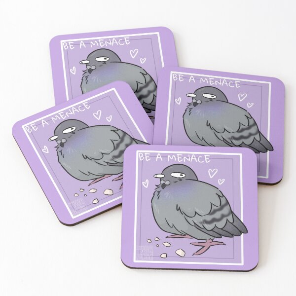 Item preview, Menacing pigeon  designed and sold by UnicornsDoodles.