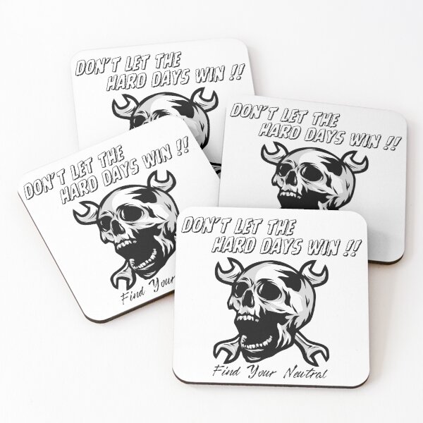 Item preview, Skull Hard Days | Biker designed and sold by FindYourNeutral.