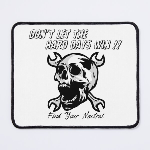 Item preview, Skull Hard Days | Biker designed and sold by FindYourNeutral.