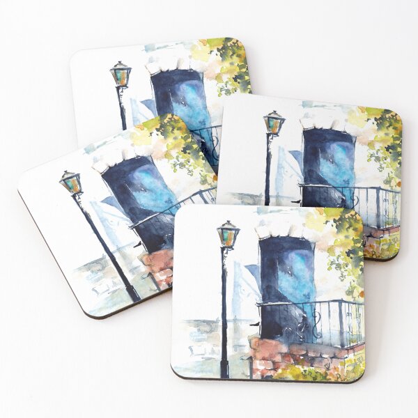 Item preview, Charming Balcony and Lamppost Scene designed and sold by CanotStop.