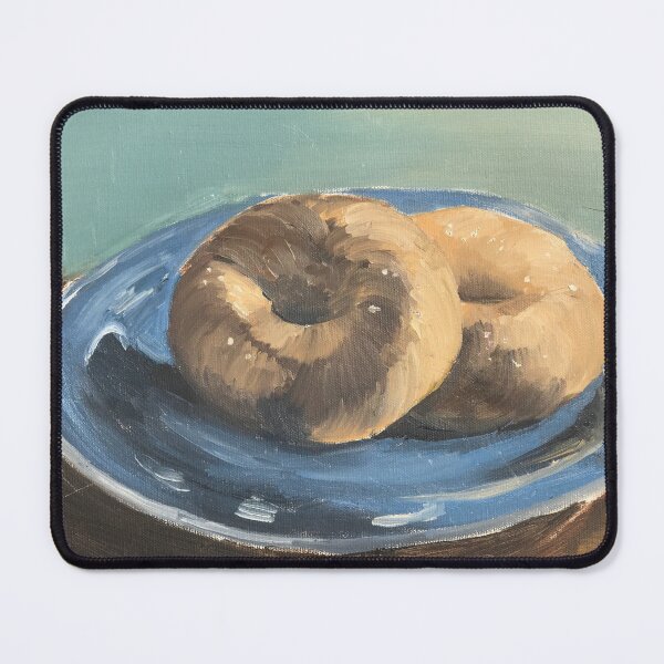 Item preview, Bagel Oil Painting designed and sold by pandepon.
