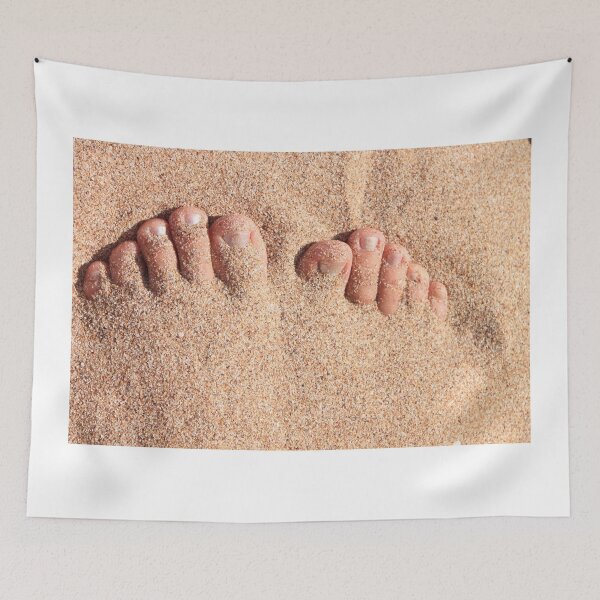 Item preview, Barefoot Feet in the Beach Sand Photo designed and sold by Bart4jesus.