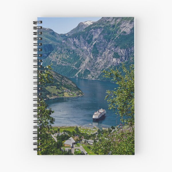 Item preview, Looking Down at Geiranger Harbour, Norway designed and sold by Gerda Grice Photography.
