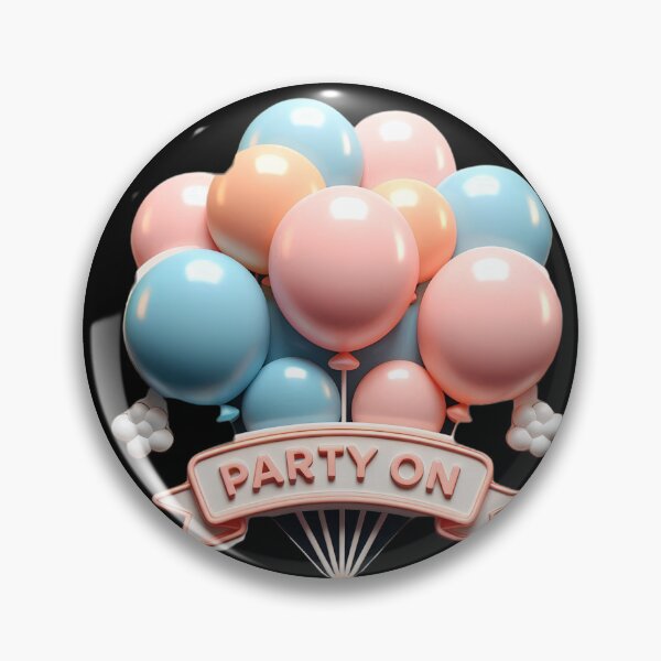 Item preview, Party On Pastel Balloons designed and sold by Khadigadesings.