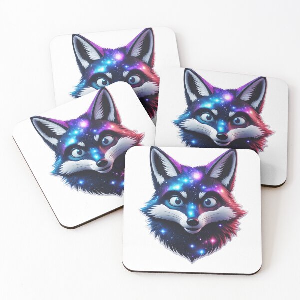 Artikelvorschau, Galaxy-Fuchs-Silhouette entworfen und verkauft von kidoramagic.