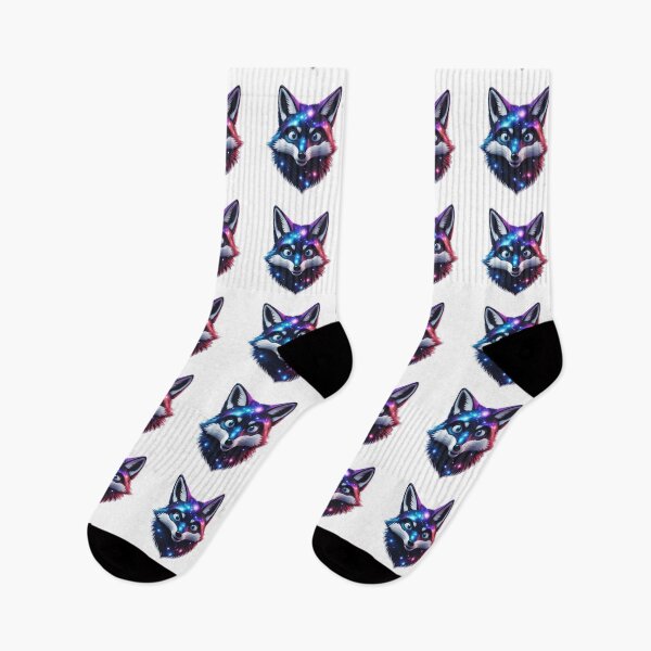 Item preview, Galaxy fox silhouette designed and sold by kidoramagic.