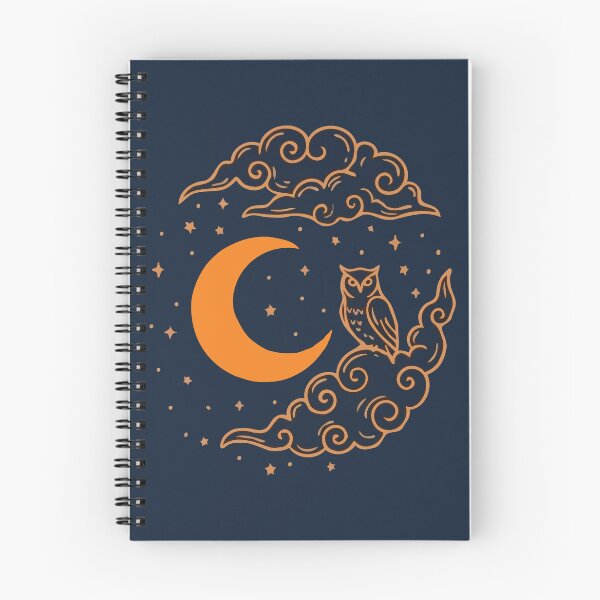 Item preview, Celestial Owl Crescent Moon designed and sold by Gkinoki.