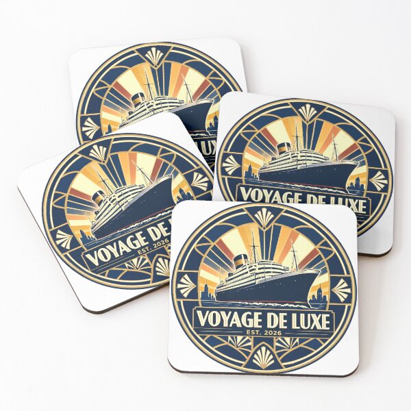 Item preview, Art Deco Luxury Travel Neo Deco Cruise Luxury  designed and sold by Modefissi.