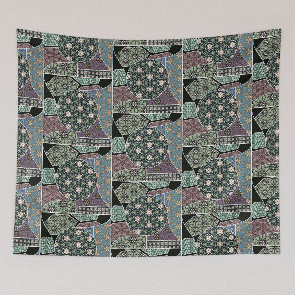 Item preview, modern abstract patchwork, surface pattern designed and sold by ackelly4.