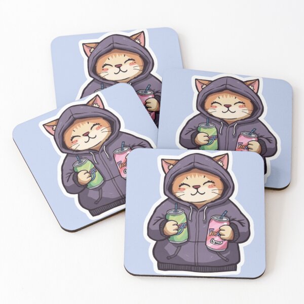 Item preview, No Sleep Just Gaming Cat Sticker designed and sold by Stylestickers55.
