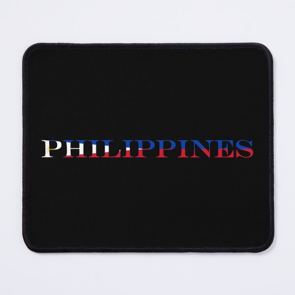 Item preview, Philippines Country Name Typography Flag | Filipino Text Inside Flag Design designed and sold by NTGUILTY.