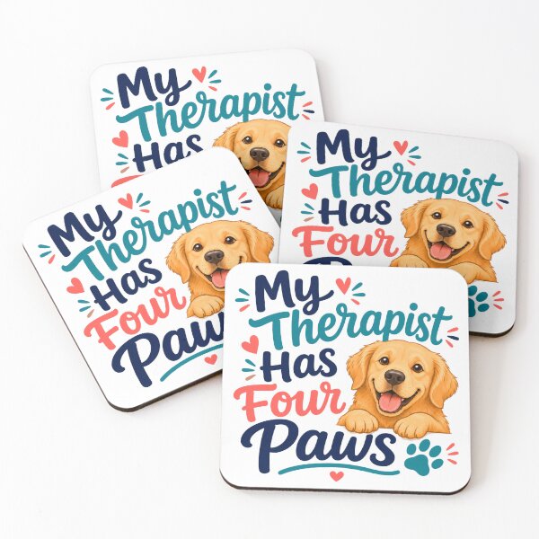 Item preview, My Therapist Has Four Paws designed and sold by INVITOARTE.