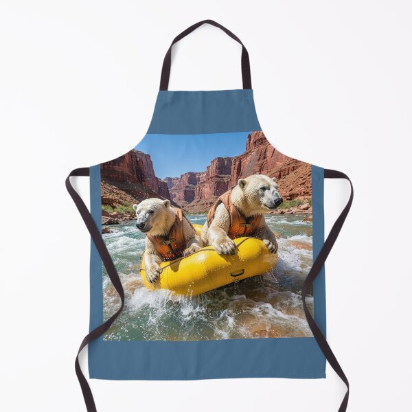 Artikelvorschau, Eisbären beim Wildwasser-Rafting auf dem Colorado River entworfen und verkauft von Tridentulus.