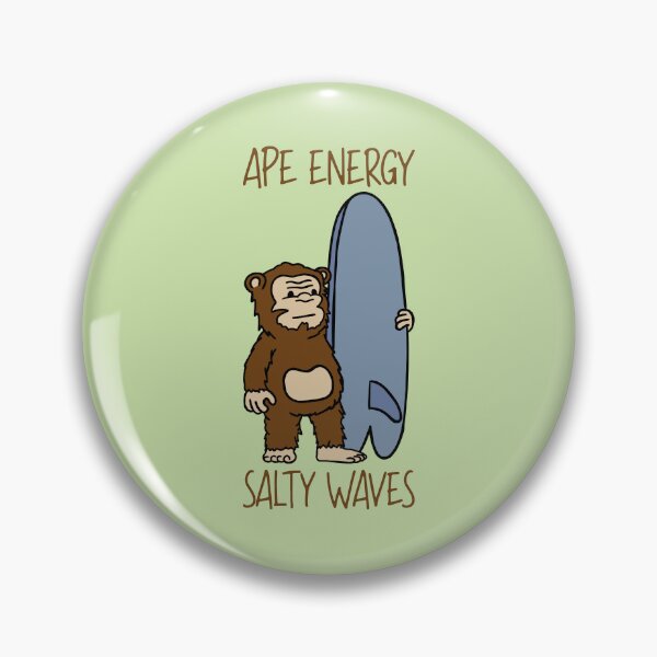 Item preview, Ape Energy Salty Waves designed and sold by RetroChunky®.