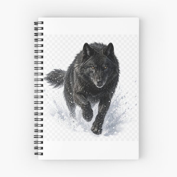 Item preview, Black Wolf Through the Snow designed and sold by WildBen.
