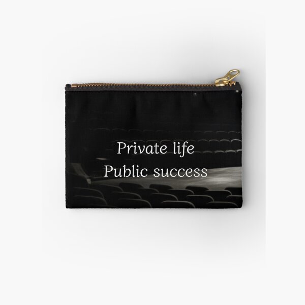 Item preview, Private Life Public Success – Motivational Quote Typography designed and sold by Ve & Co.
