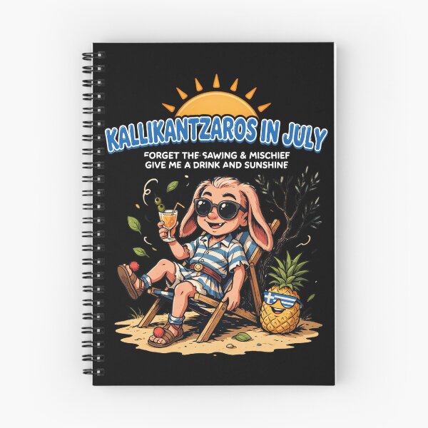 Item preview, Kallikantzaros In July – Greek Christmas Goblin Funny Summer Shirt Greek Folklore Gift V1 designed and sold by DarylWelsh2024.