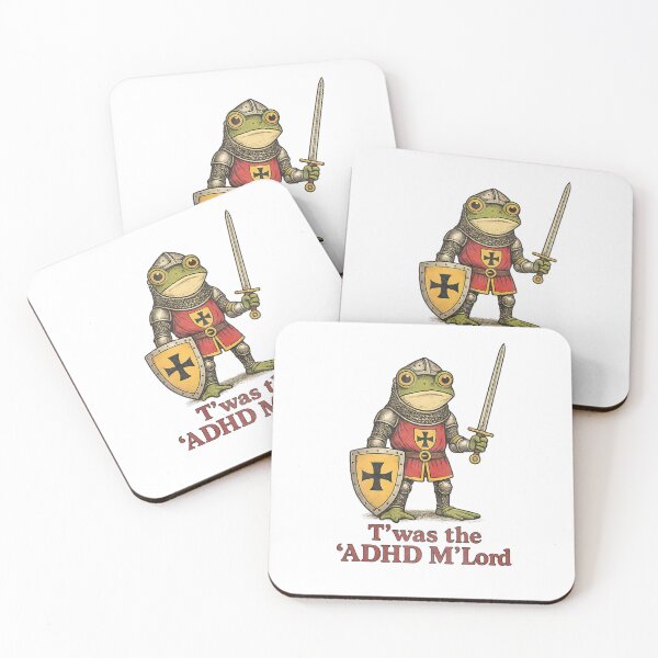 Item preview, ADHD M'Lord Medieval Frog Knight designed and sold by TynesDesign.