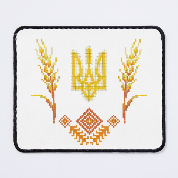 Item preview, Golden Wheat and Ukrainian Tryzub designed and sold by KhrystallineArt.