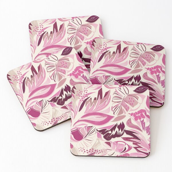 Item preview, Blush Pink Tropical Botanicals designed and sold by imaniko.