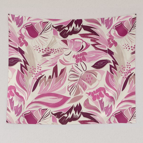 Item preview, Blush Pink Tropical Botanicals designed and sold by imaniko.