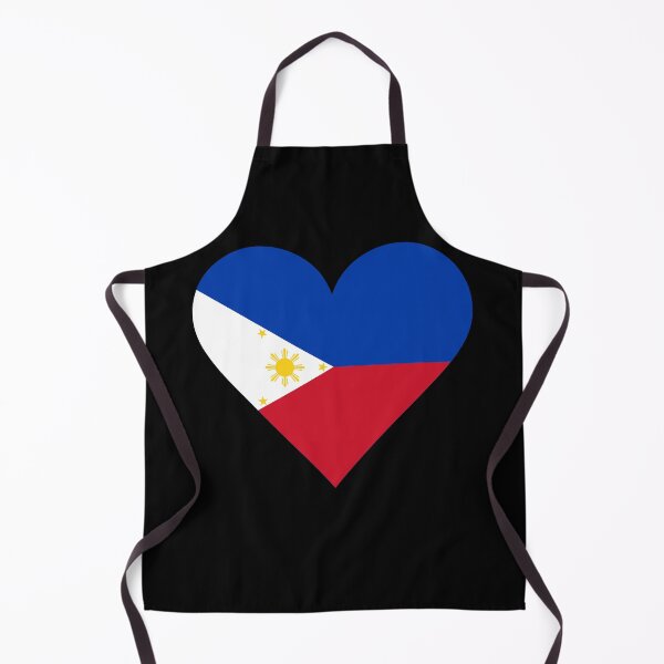 Aperçu de l'œuvre Drapeau philippin en forme de cœur | Symbole patriotique « J'aime les Philippines » créée et vendue par NTGUILTY.