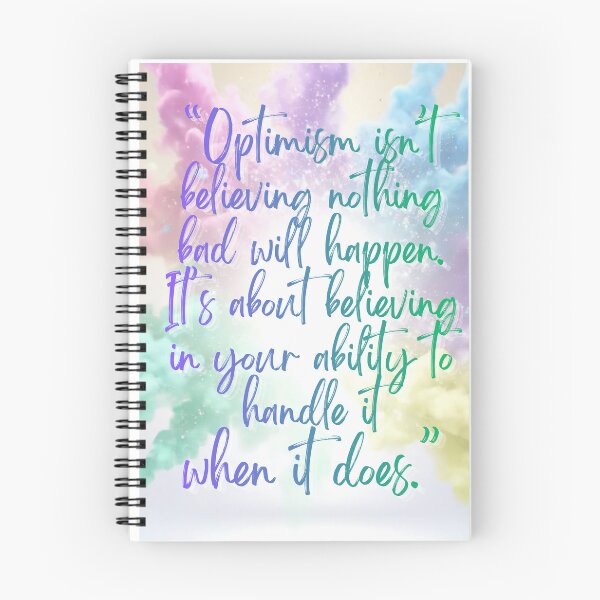 Item preview, Optimism Quote designed and sold by AccessoriesareNecessities.