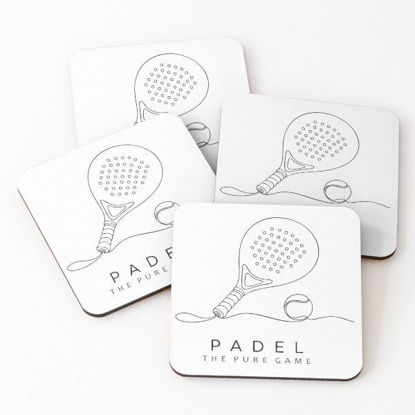 Item preview, Padel The Pure Game - Minimalist Line Art Racket Ball - Mens Sports Gift designed and sold by BelievingCreate.