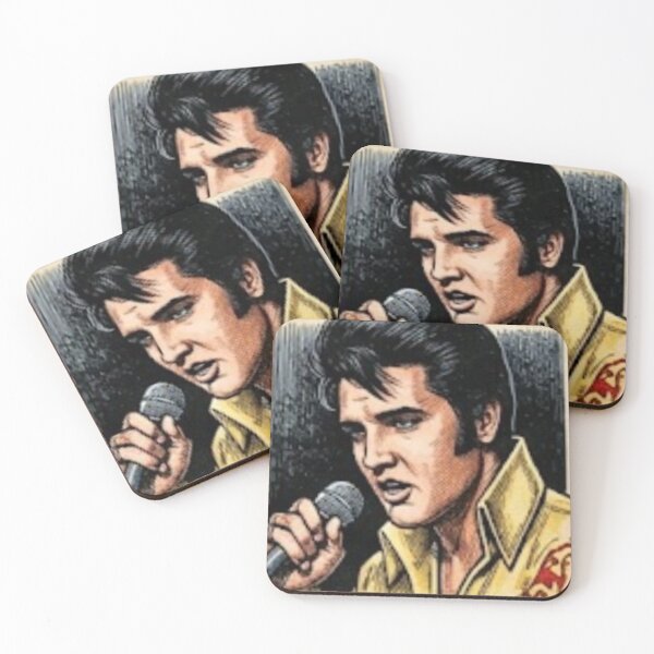 Item preview, Elvis Presley Pop Portrait the King of Rock designed and sold by ByTabata.
