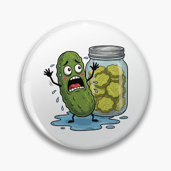Item preview, Panicked Pickle In A Pickle Funny Design designed and sold by TshirtsOnline-.