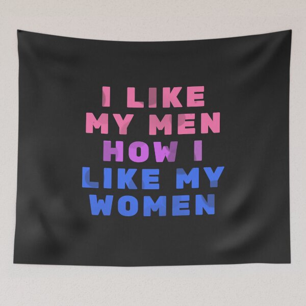Item preview, Funny Bisexual Pride Colors Phrase (on dark) designed and sold by TackyTime.