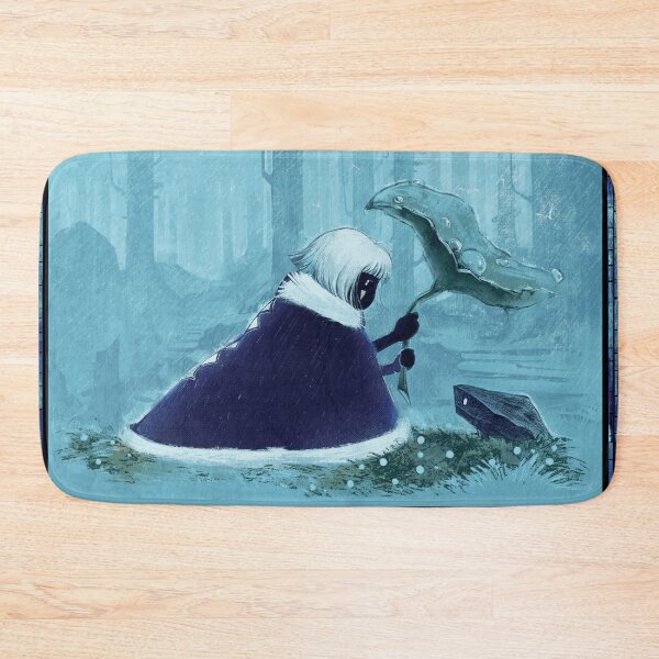 Item preview, White Hair Cloaked Figure Rain Creature designed and sold by Hommatewel.