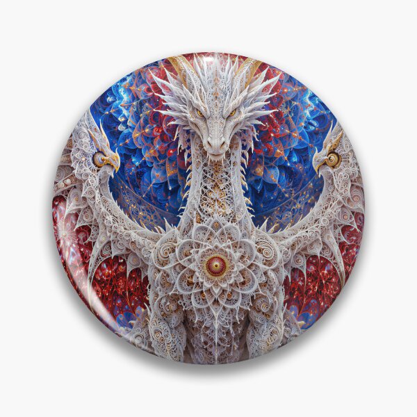 Item preview, Mandala Dragon With Crimson Crystalline Wings designed and sold by hyperbeast store.