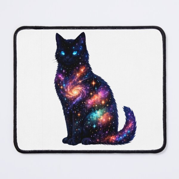 Item preview, Cosmic Galaxy Cat – Guardian of the Stars designed and sold by Dreamy fantasy design.