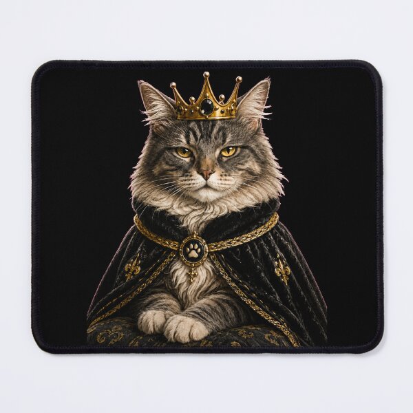 Item preview, King Mruczek — Royal Cat Portrait designed and sold by HeyFajnaLinja.