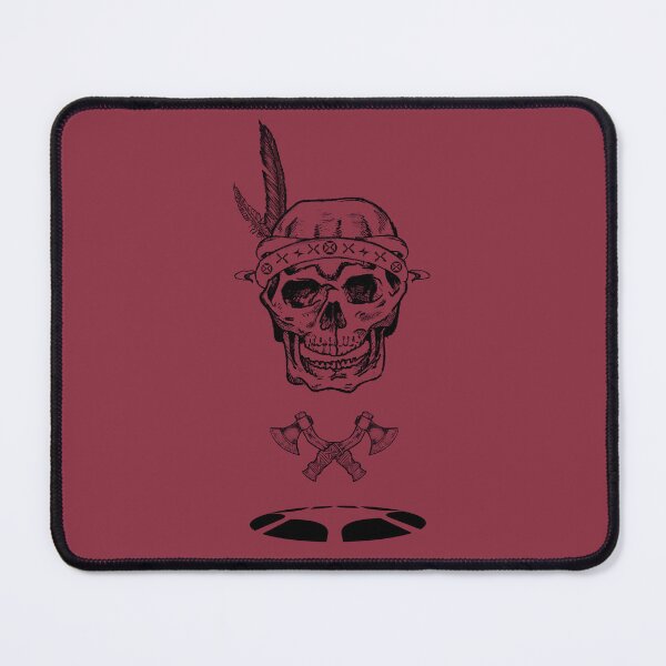 Item preview, Warrior Skull Illustration | Dark Tribal  Tattoo Style Graphic  designed and sold by Half Mess.