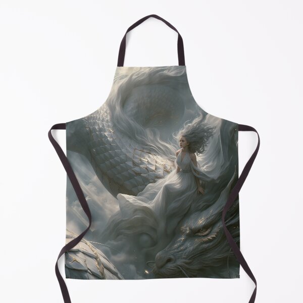 Item preview, The White Dragon’s Ascent designed and sold by oanaunciuleanu.