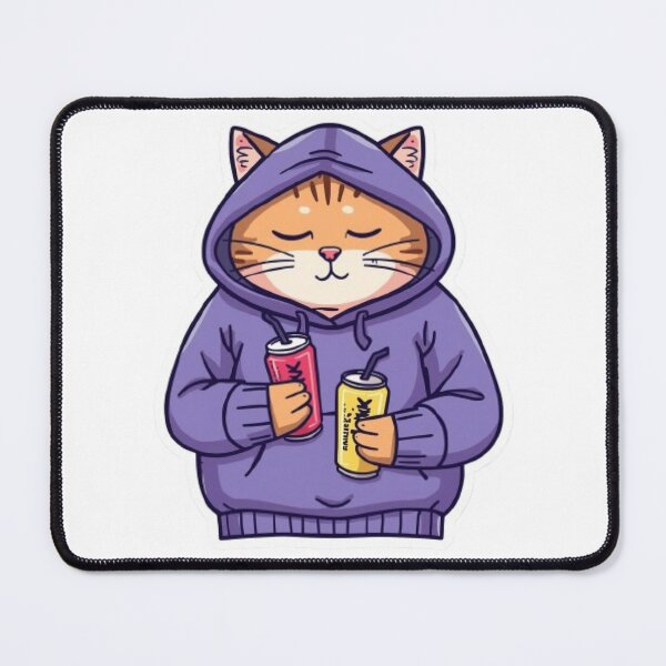 Item preview, No Sleep Just Gaming Cat Sticker designed and sold by Stylestickers55.