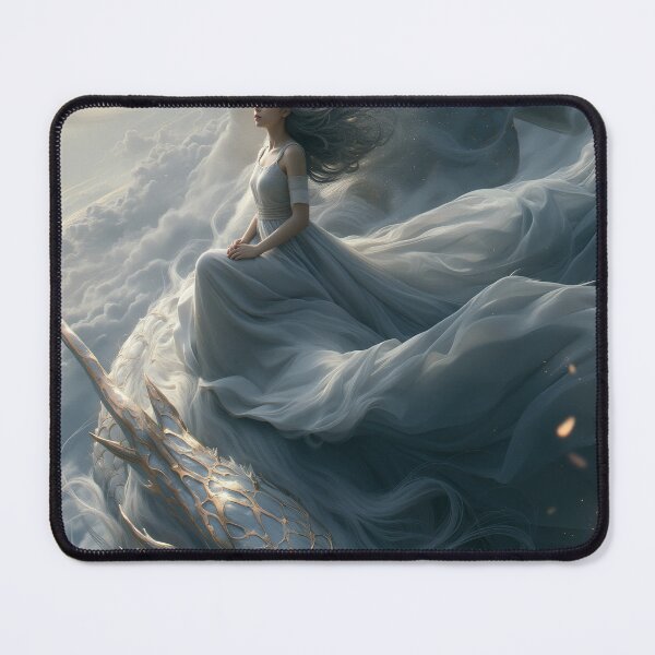 Item preview, The White Dragon’s Ascent designed and sold by oanaunciuleanu.