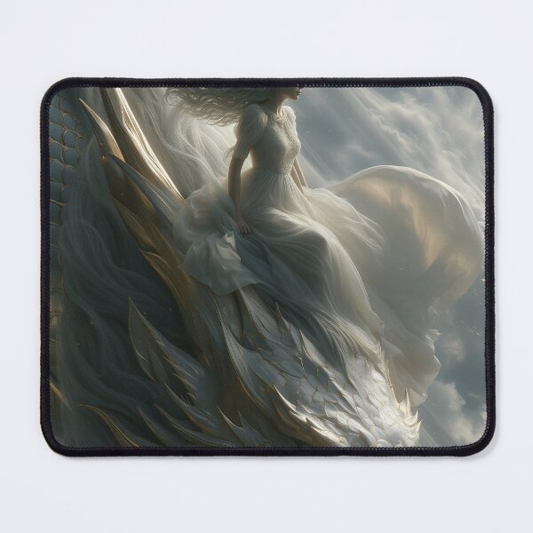 Item preview, The White Dragon’s Ascent designed and sold by oanaunciuleanu.