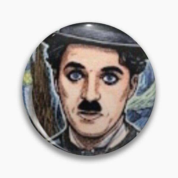 Item preview, Artistic Portrait of Charlie Chaplin Silent Film designed and sold by ByTabata.