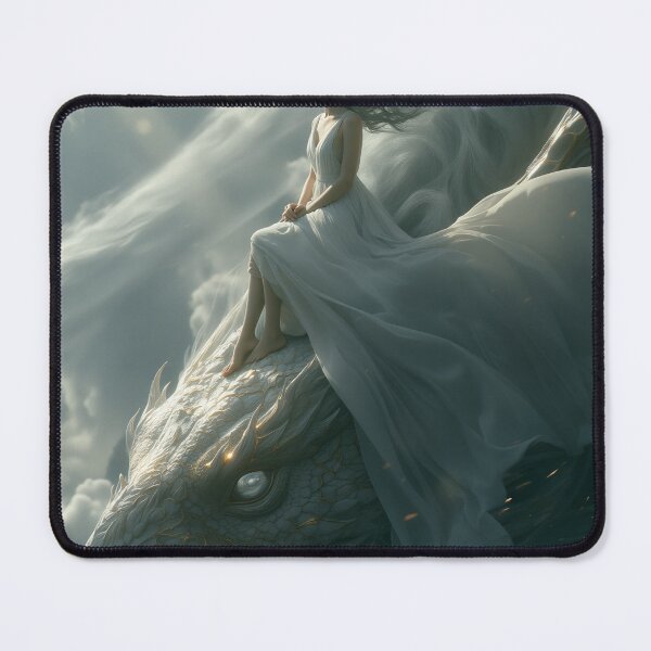 Item preview, The White Dragon’s Ascent designed and sold by oanaunciuleanu.